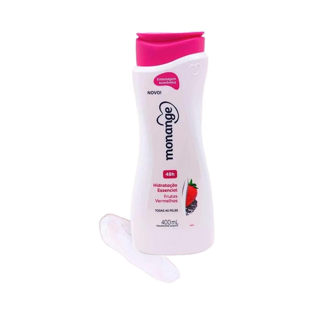 Detalhes do Hidratante Desodorante Monange Frutas Vermelhas 400ml
