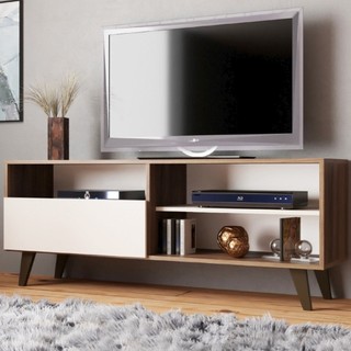 Rack para Tv até 55 Polegadas Detroit 1 Porta 1 Prateleira em Oferta na Shopee