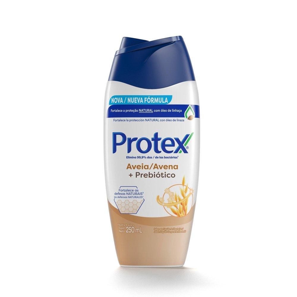 Sabonete Líquido Antibacteriano para Corpo Protex Aveia 250ml