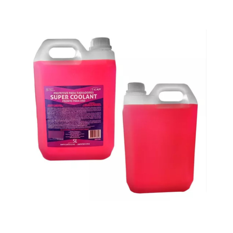 Aditivo Protetivo para Radiadores Pronto para Uso Super Coolant Galão 5 Litros