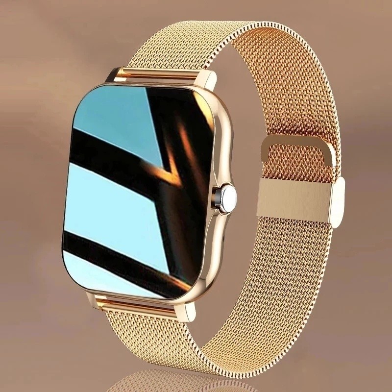 Smartwatch Relógio Inteligente Para Tela De Toque Completo Bluetooth Digital Wrist strap Chamadas Homens Mulheres Relógios Esportivos