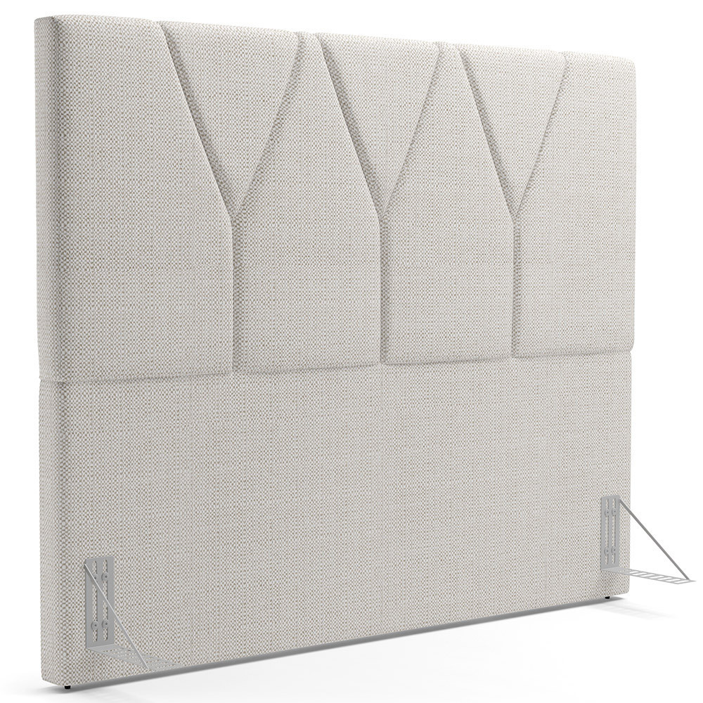 Cabeceira Cama Box Casal Queen 160 cm Aurora W01 Linho Champagne - Lyam Decor - Home & Living