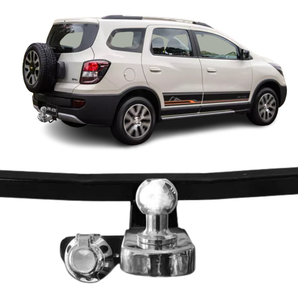 Engate Reboque Rabicho Gm Spin Activ 2013 A 2025 700 Kg Fixo Brucke