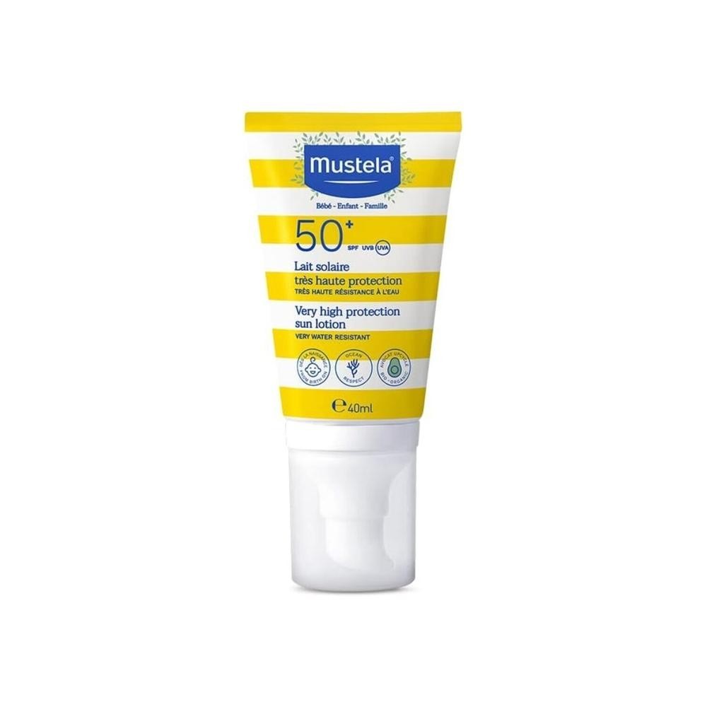 Protetor Solar Facial Mustela Bebe FPS50+ 40ml em Oferta na Shopee