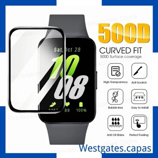 3D Película protetora de capa completa para Samsung Galaxy Fit 3, HD, Soft Smartwatch Screen Protector, Fit3 Acessórios em Oferta na Shopee