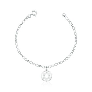 Pulseira estrela de davi prata 925 feminina em Oferta na Shopee