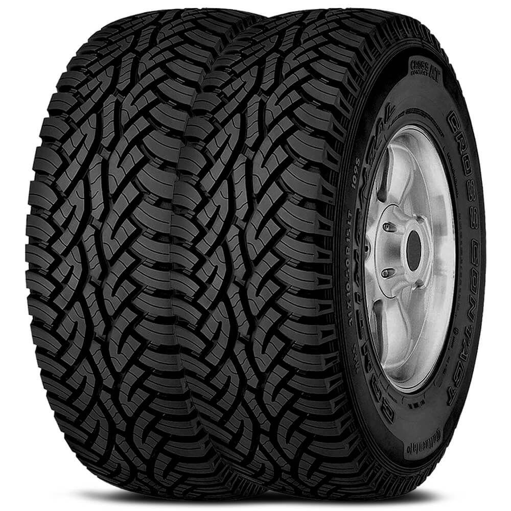 Kit 2 Pneus Continental Aro 16 205/60r16 92h Crosscontact At em Oferta na Shopee
