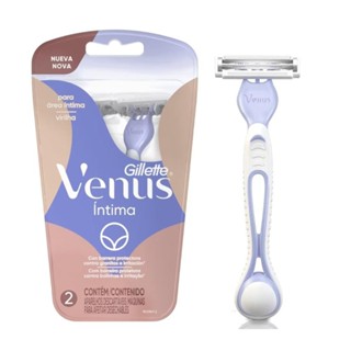 Aparelho De Depilar Gillete Venus Íntima Descartável Com Barreira Protetora 2 Unidades em Oferta na Shopee
