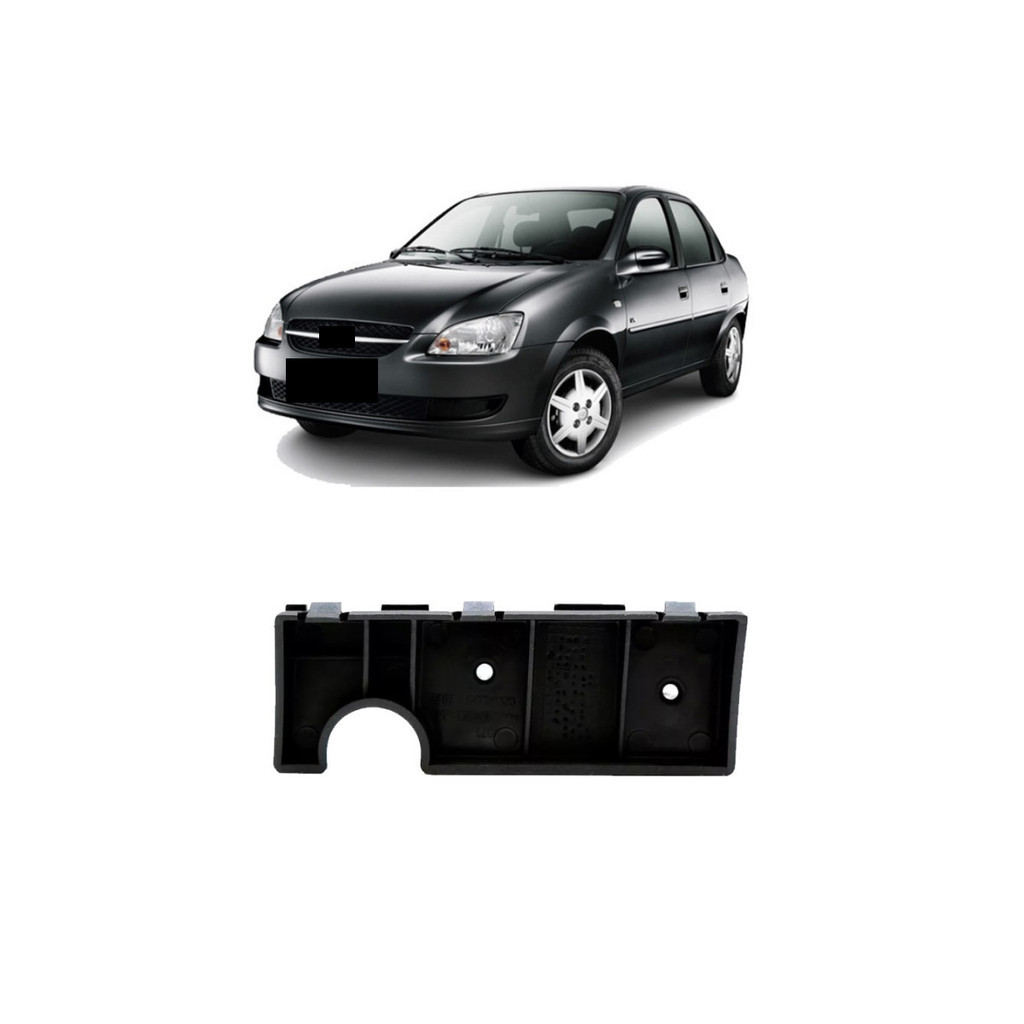 Suporte Guia Parachoque Dianteiro Classic Sedan 2010 2011 2012 2013 2014 2015 2016 Lado Esquerdo