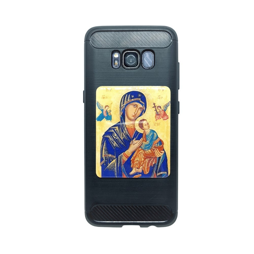 Adesivo Nossa Senhora do Perpétuo Socorro 7x5 Capa de Celular