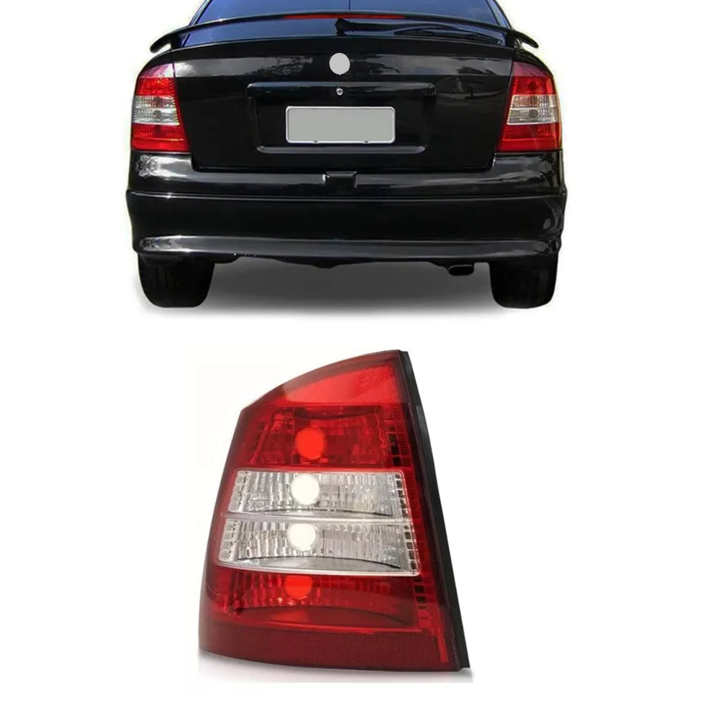 Lanterna Traseira Astra Sedan 1999 2000 2001 2002 Bicolor Lado Esquerdo