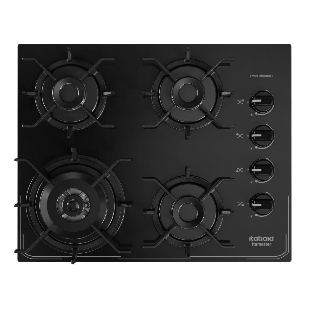 Cooktop 4 Bocas Itatiaia Automático Itamaster Preto