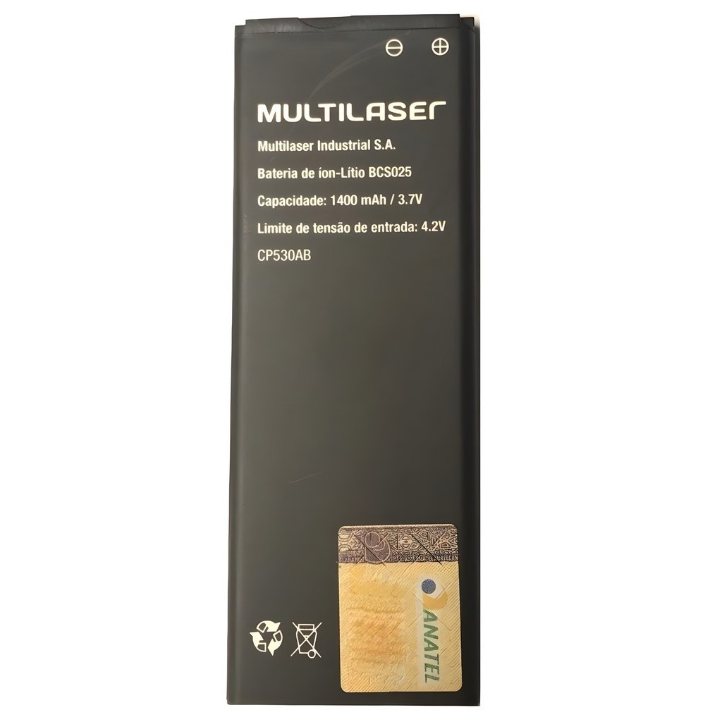 Kit Flex Batrrya Para Multilaser Bcs025 Ms40s P9025 Original