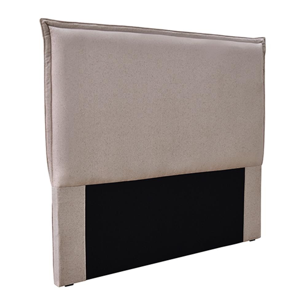 Cabeceira Decorativa Casal 1,40M Trento Linho Areia G63 - Gran Belo em Oferta na Shopee