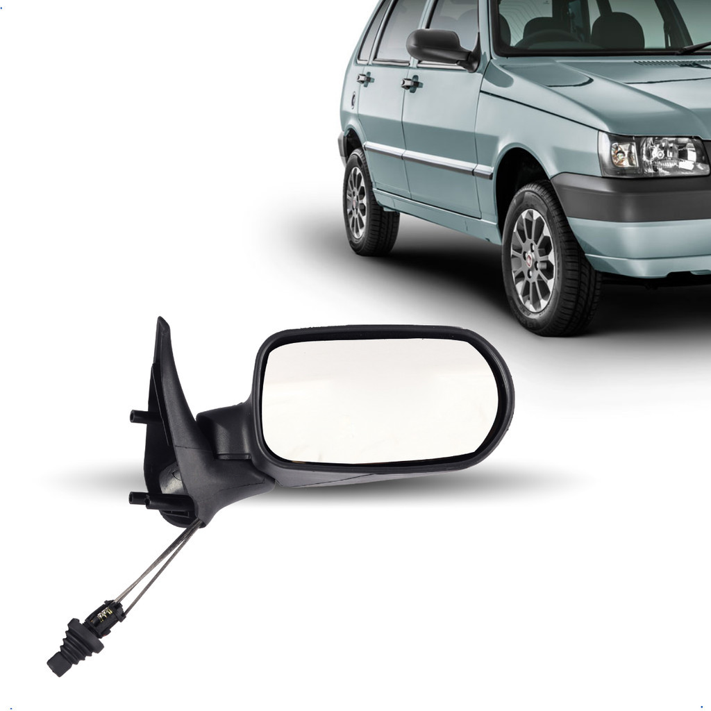 Retrovisor Uno Fire Flex 2005 A 2010 - 2 Portas C/ Controle
