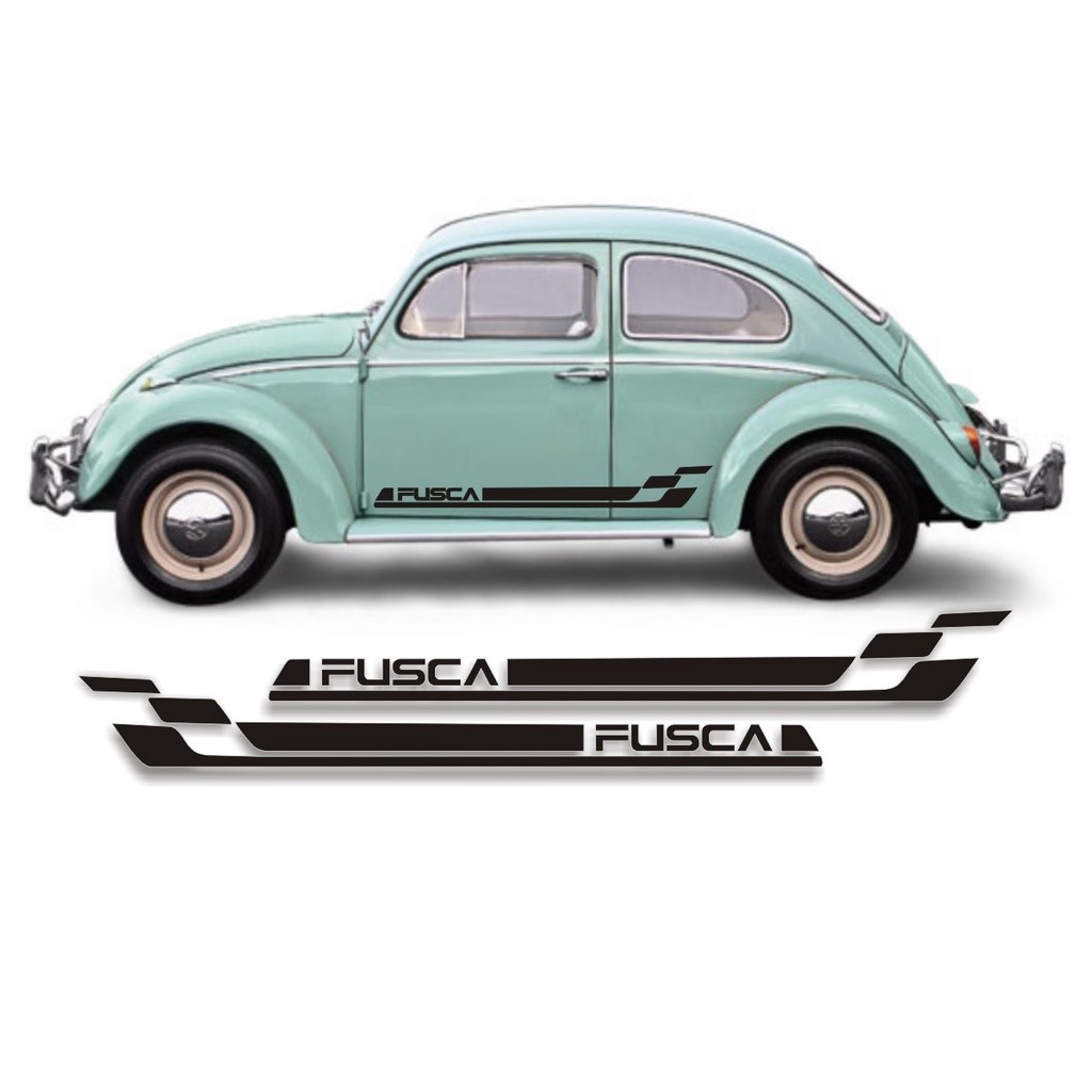 Adesivo Lateral Para Fusca Faixa Fu1 Colante Tuning Fuscão Fusquinha