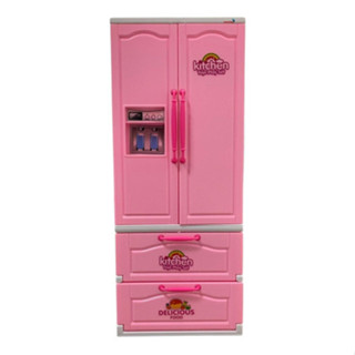 Mini Geladeira Infantil 2 Portas Brinquedo Faz de Conta Sonho Infantil Rosa Importway em Oferta na Shopee