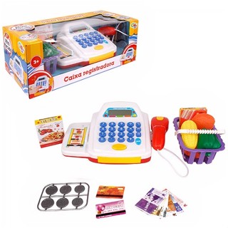 Caixa Registradora Brinquedo Infantil Mercado Com Luz E Som em Oferta na Shopee