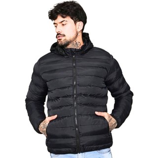 Jaqueta Casaco Bobojaco Preto Masculino do P ao GGG