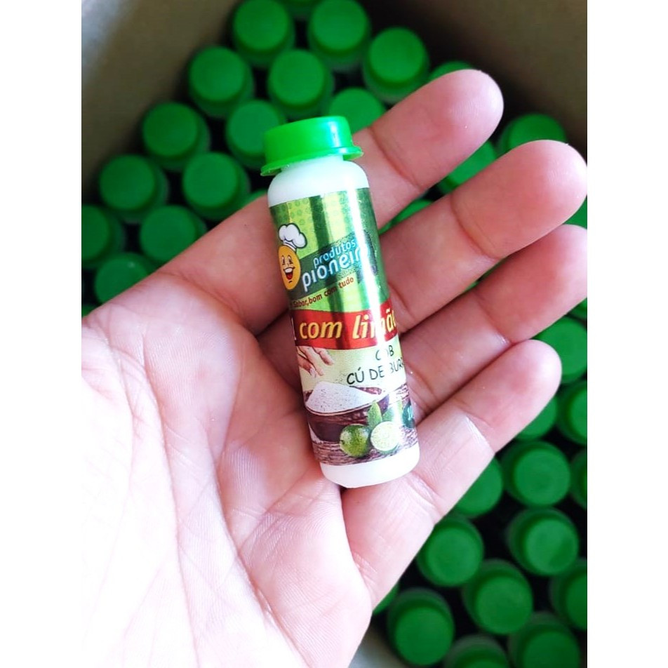 Sal com Limão 10g - Cu de Burro - Para cervejas e temperos de saladas 35 ou 70 unidades- PIONEIRO em Oferta na Shopee