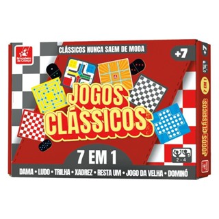 Jogo Clássicos 7 em 1 - Brincadeira de Criança em Oferta na Shopee