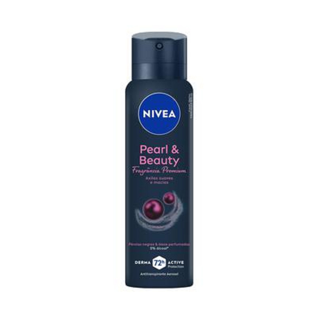 Desodorante Nivea Black Pearl Beauty Aerosol 150ml - Nivea