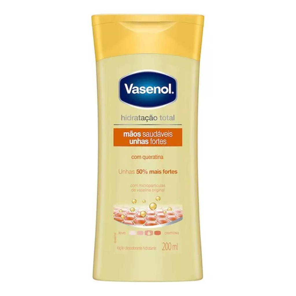 Loção Desodorante Hidratante Vasenol Maos E Unhas 200ml