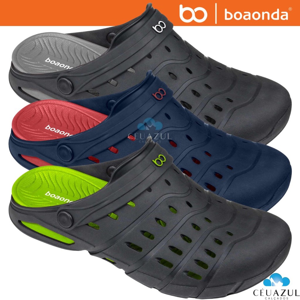Chinelo Babuche Masculino Ravi Clog Ortopédico BoaOnda Trabalho Medico Conforto em Oferta na Shopee