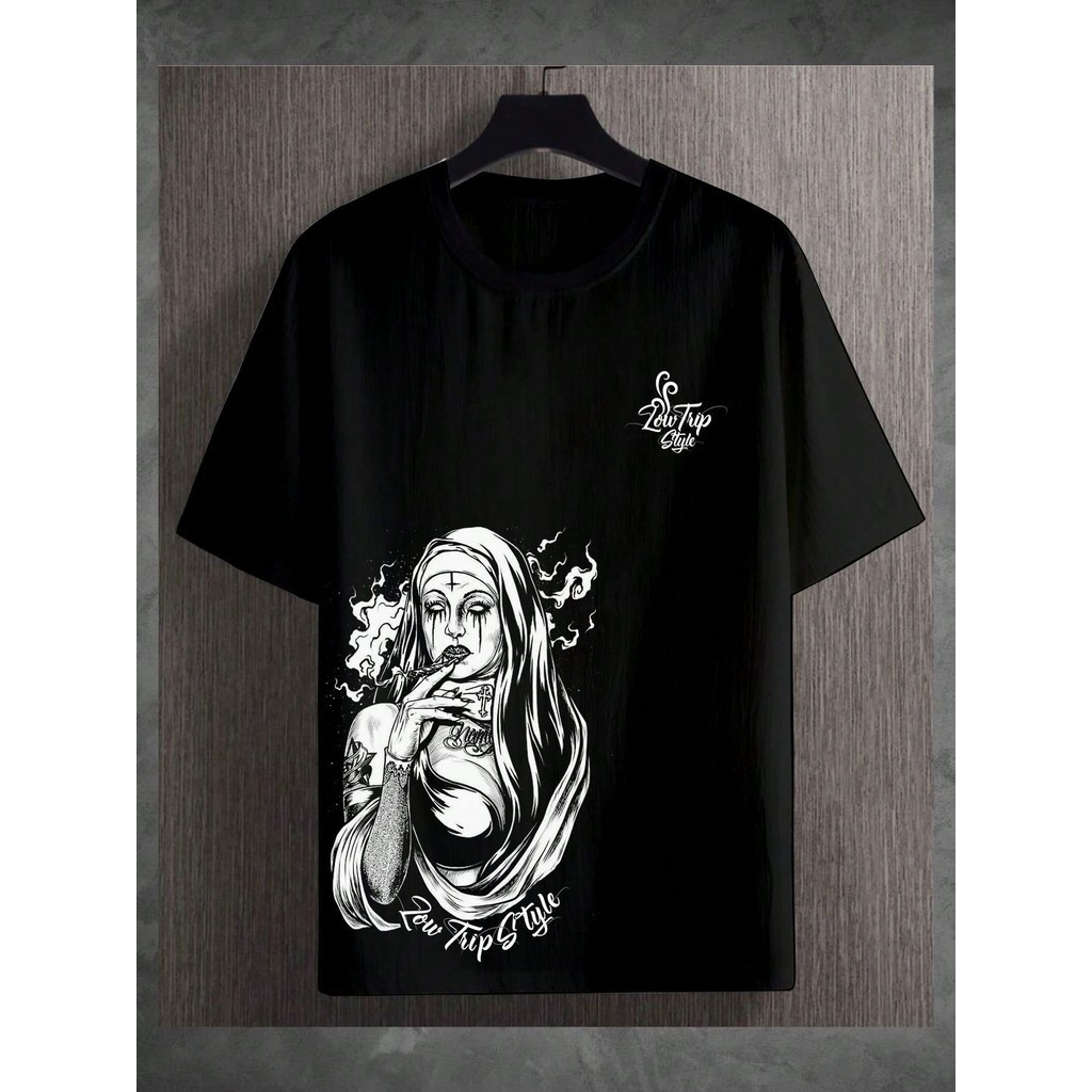 Camisa Masculina La Freira Unissex Terror Rock Camiseta Algodao Premium