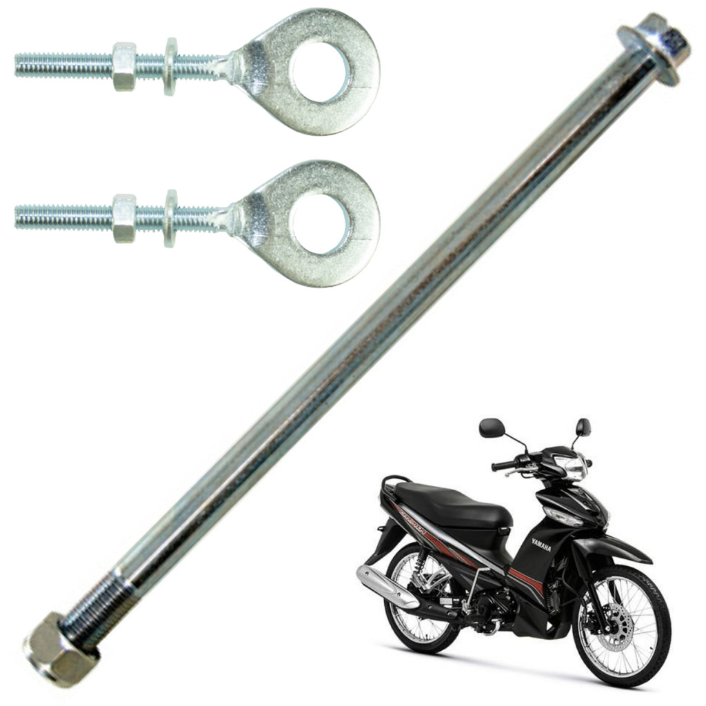 Eixo Roda Traseira Esticador corrente Crypton 115 2010-2016