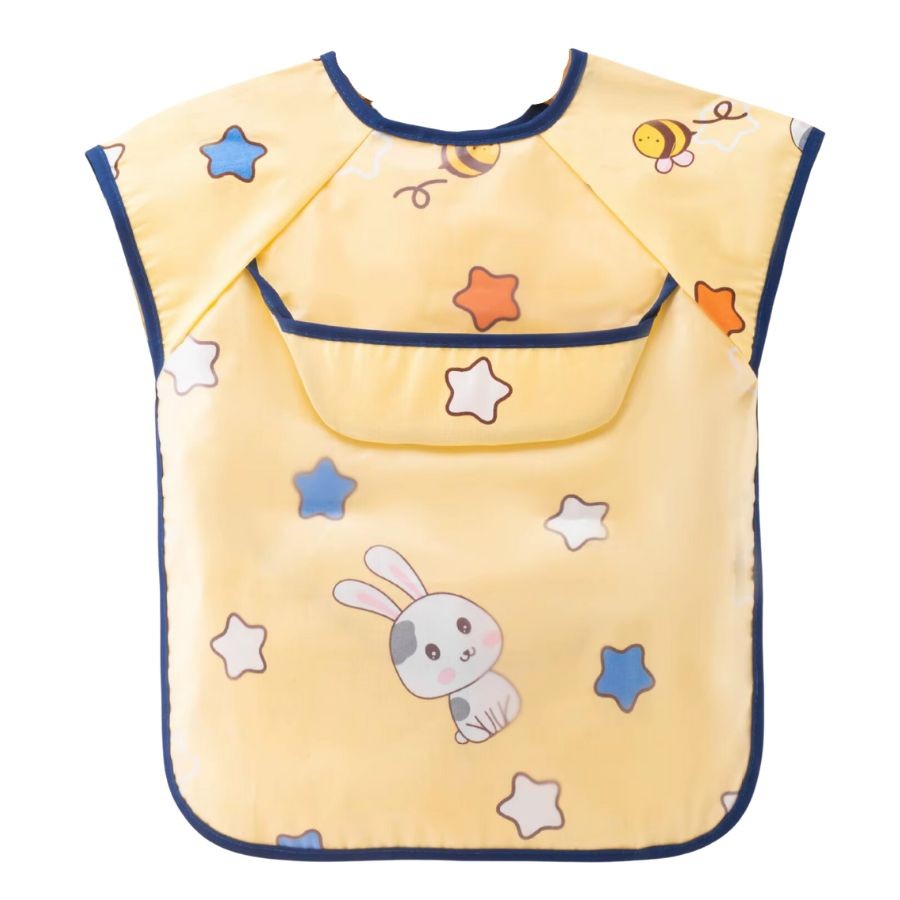 Babador Regatinha BLW Proteção Dupla Impermeável Bebê Coelho