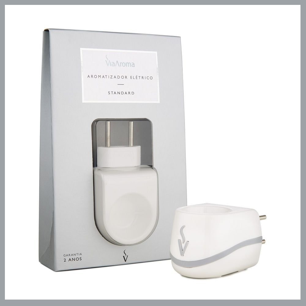 Aromatizador Elétrico  Via Aroma Para Óleos E Essências em Oferta na Shopee