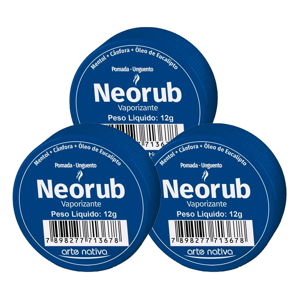 Kit 3 und Neorub Pomada 12g em Oferta na Shopee