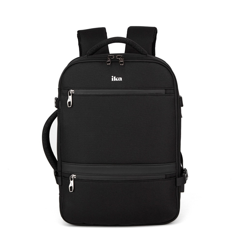 Mochila Pasta 2 em 1 Executiva Viagem IKA Flight com Alça Carona USB Bolso para Notebook