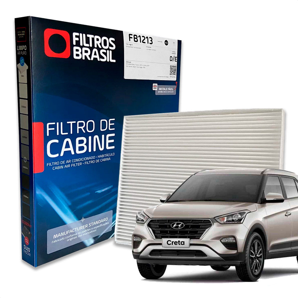Filtro Ar Condicionado Para Hyundai Creta 2017 Até 2025 em Oferta na Shopee