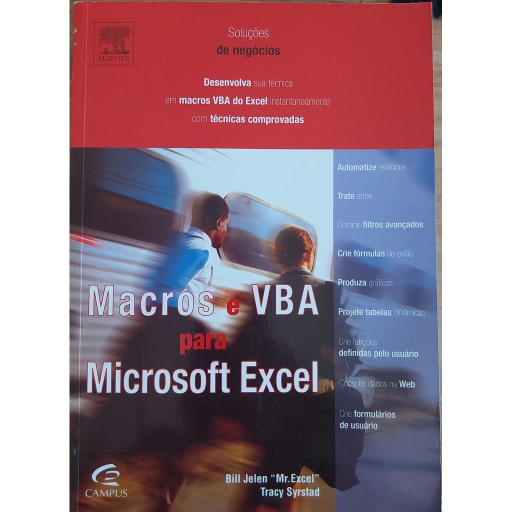 LIVRO,  MACROS E VBA PARA MICROSOFT EXCEL, BILL JELEN