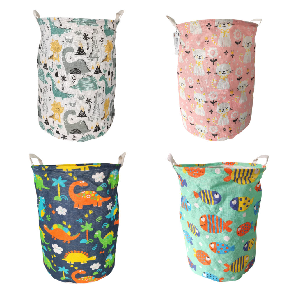 Cesto Organizador Infantil Multiuso para Roupas Brinquedos | Alças Reforçadas | Material Resistente