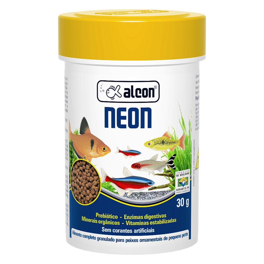 Ração Aquários Peixes Pequenos E Neons Alcon Neon 30g