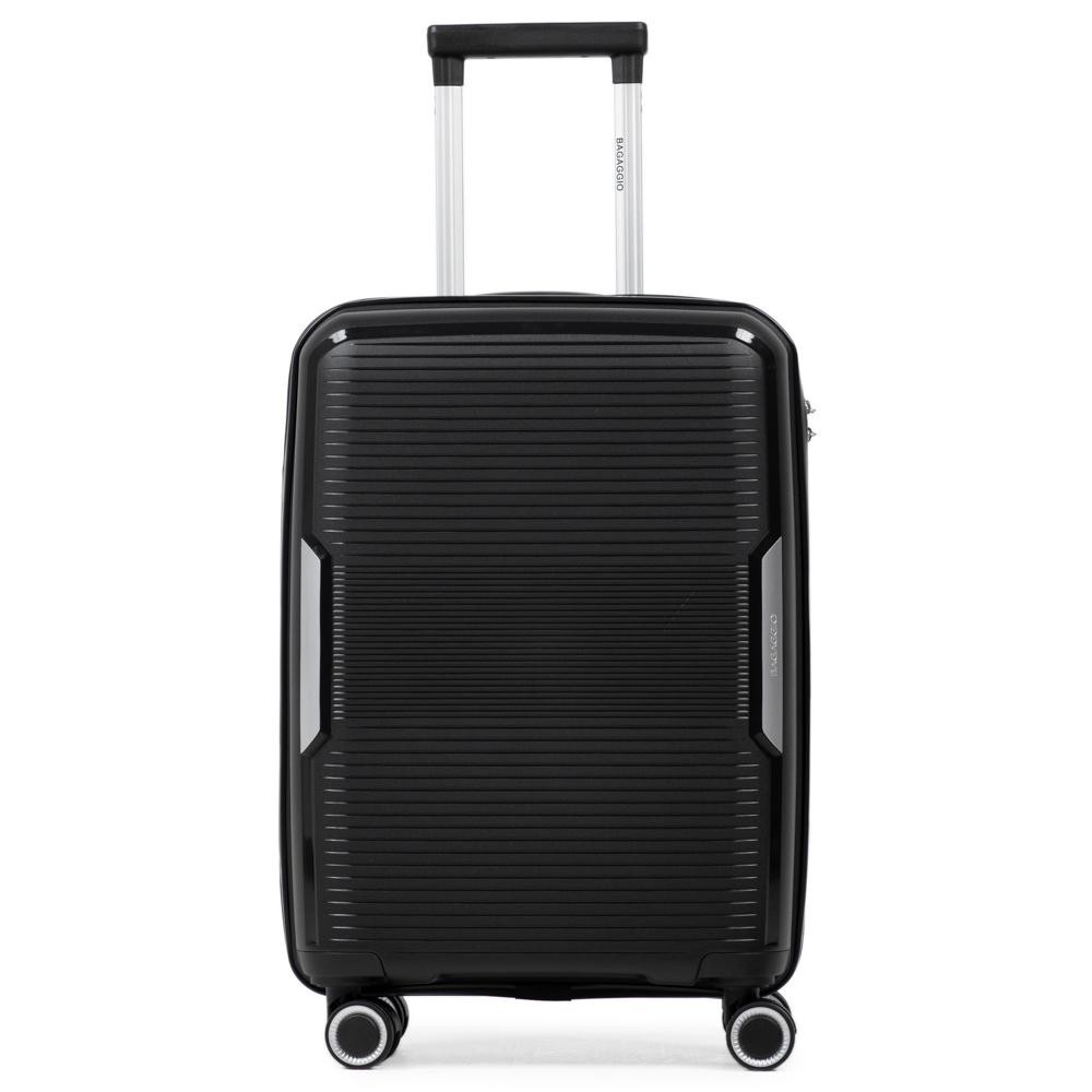 Mala De Bordo de Polipropileno 4 Rodas Malta Preto