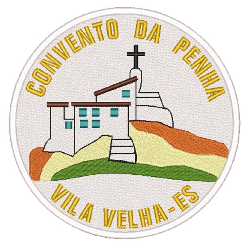 Patch Bordado Viagem Convento da Penha - Espirito Santo