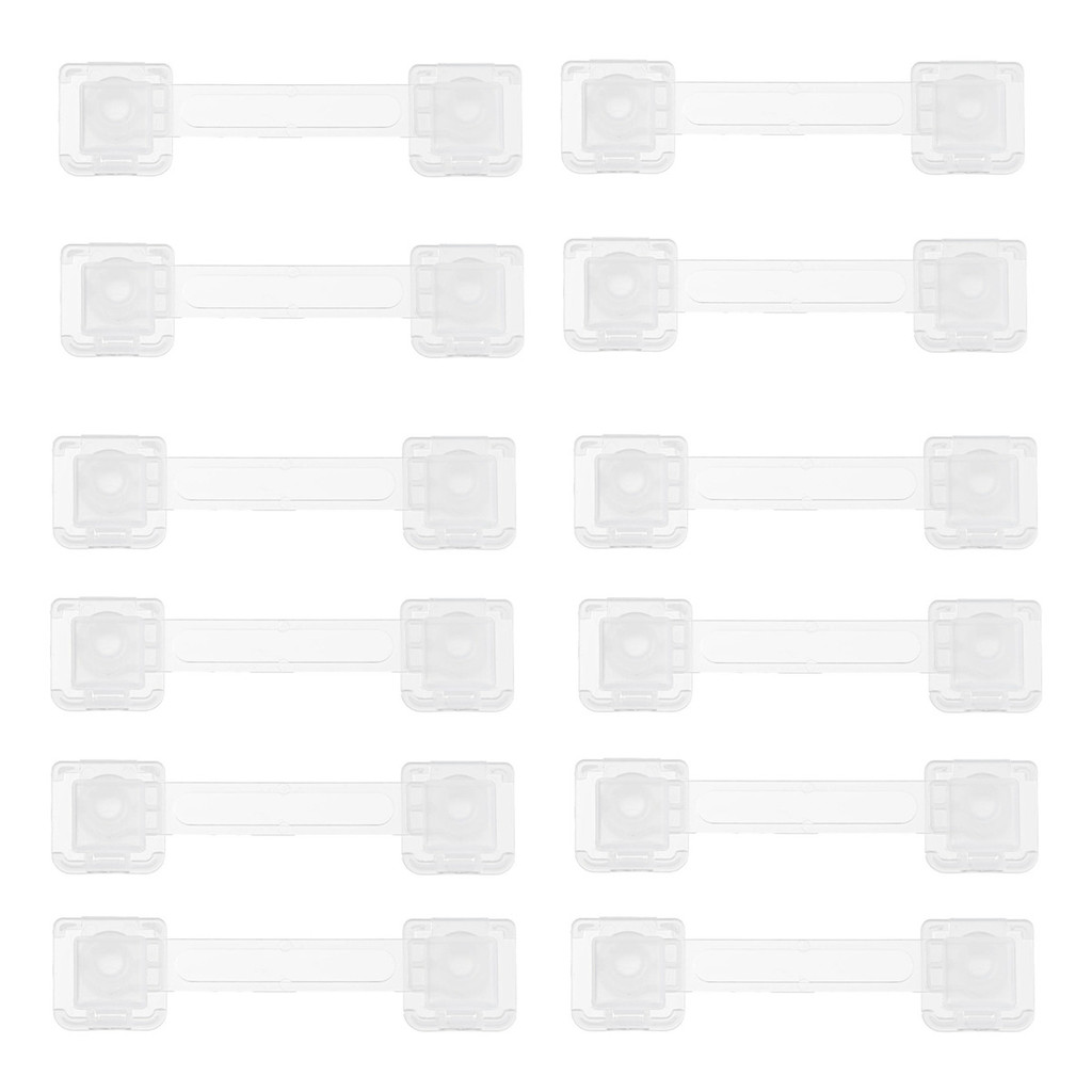 Kit 12 Trava De Gaveta Armário Segurança Protetor Infantil