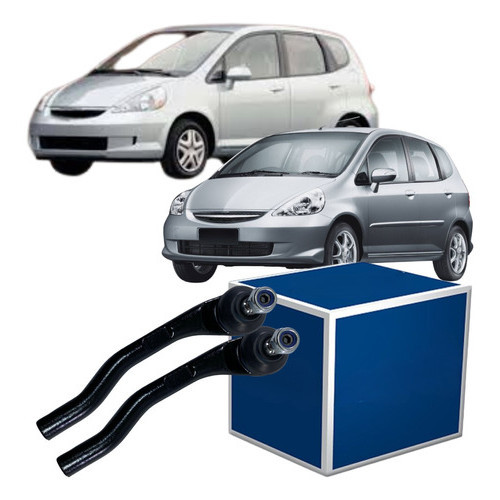 Par Terminal Direção Nakata Honda Fit 1.4 16v 2004 2008