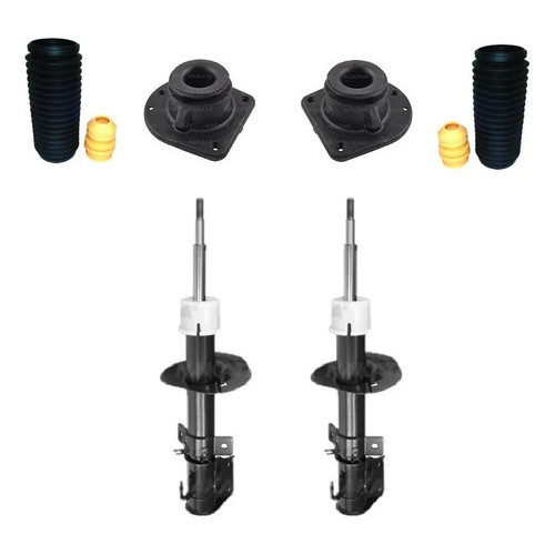 Kit Amortecedor Batente Dianteiro Fiat Idea 2006 Á 2016
