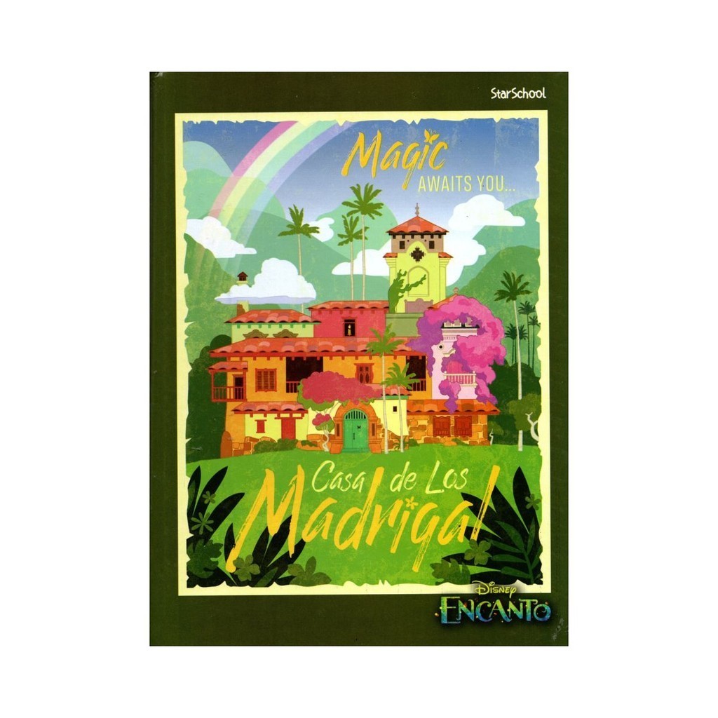 CADERNO BROCHURA ENCANTO VERDE 80 FLS JANDAIA STAR SCHOOL