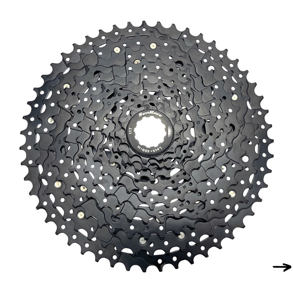 Cassete K7 10v Sunrace Ms2 11/51d Preto Mtb para Relação 1x10v em Oferta na Shopee