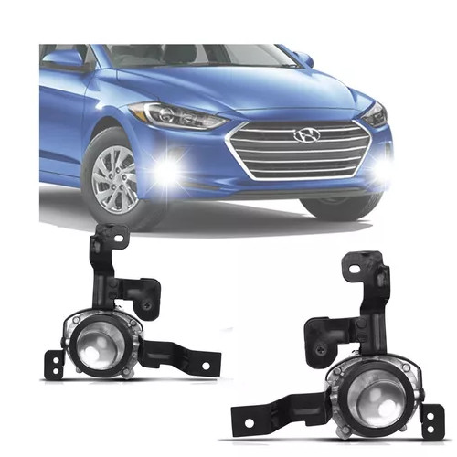Farol de Milha Auxiliar Elantra C/ Suporte 2017 2018 17 18