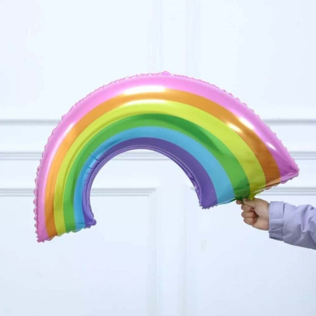 Balão Arco-Íris Grande 82cm x 53cm Arco iris em Oferta na Shopee