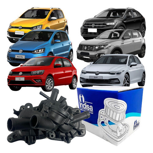 Bomba Água Indisa Vw Crossfox Fox Gol Golf Nivus Polo Virtus em Oferta na Shopee