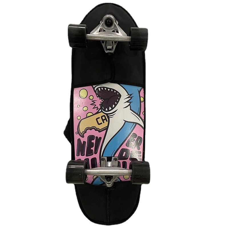 Land surf skate 30 Polegada 32 Polegada mochila especial caso protetor bolsa de ombro placa de peixe escova rua placa mo