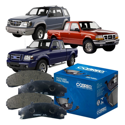 Jogo Pastilha de Freio Dianteira Cobreq Ford Ranger Explorer em Oferta na Shopee